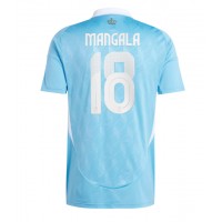 Camiseta Bélgica Orel Mangala #18 Segunda Equipación Replica Eurocopa 2024 mangas cortas